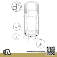 Audi A3 3-Türer (Fließheck) 07.2008-04.2012 8P1 BRiNK Anhängerkupplung mit JAEGER Elektrosatz