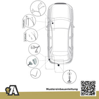 Audi Q2 5-Türer (SUV) ab 10.2016 GAB BRiNK Anhängerkupplung mit JAEGER Elektrosatz