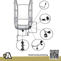 Audi A7 Sportback 5-Türer (Schrägheck) 10.2014-04.2018 4GA BRiNK Anhängerkupplung mit JAEGER Elektrosatz