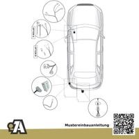 Audi A3 Sportback 5-Türer (Schrägheck) ab 05.2020 8YA BRiNK Anhängerkupplung mit JAEGER Elektrosatz