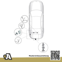 Audi A6 C8 4-Türer (Limousine) 07.2018-08.2023 4A2 BRiNK Anhängerkupplung mit JAEGER Elektrosatz