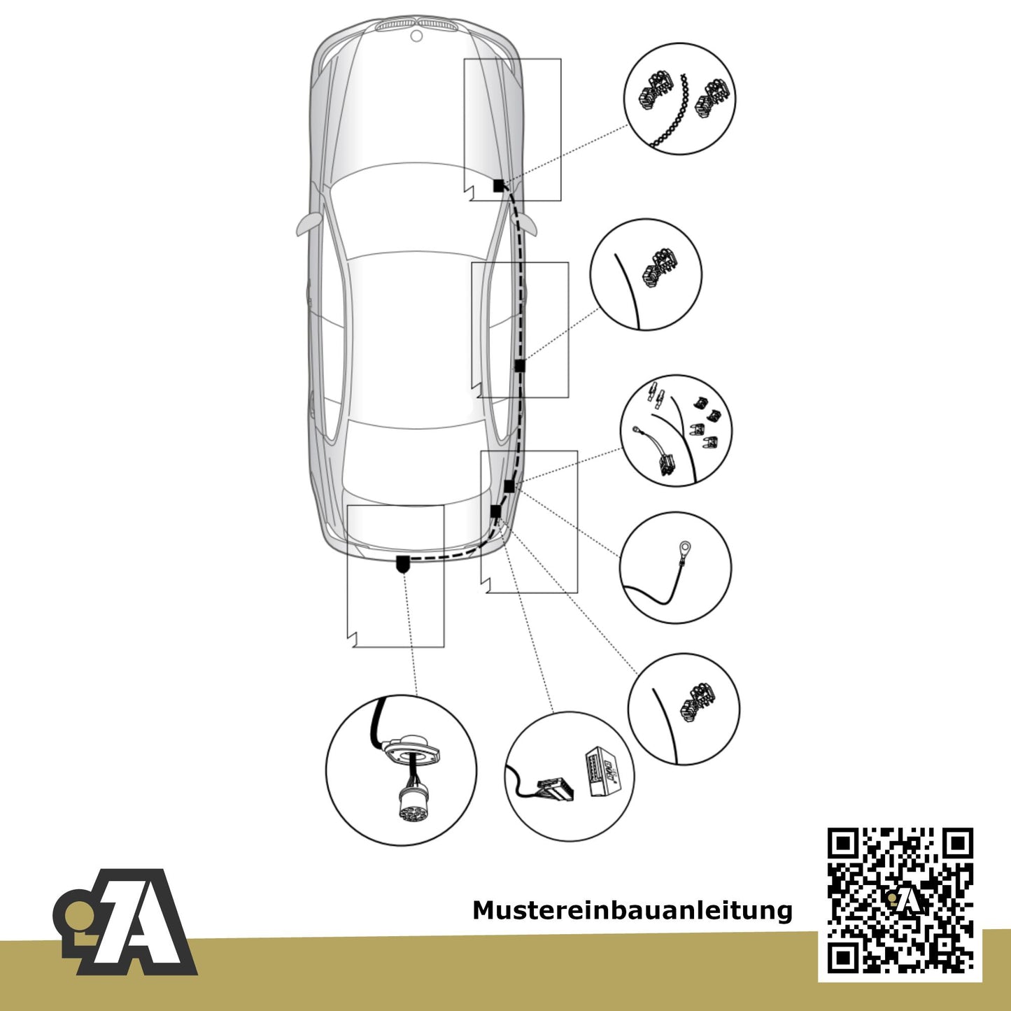 BMW 3er F34 Gran Turismo 5-Türer (Kombilimousine) 06.2013-02.2014 F34 GT BRiNK Anhängerkupplung mit JAEGER Elektrosatz