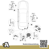 BMW 5er F10 4-Türer (Limousine) 03.2010-02.2014 F10 BRiNK Anhängerkupplung mit JAEGER Elektrosatz