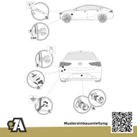 Opel Insignia 5-Türer (Sports Tourer) ab 06.2017 B - Z18 BRiNK Anhängerkupplung mit JAEGER Elektrosatz