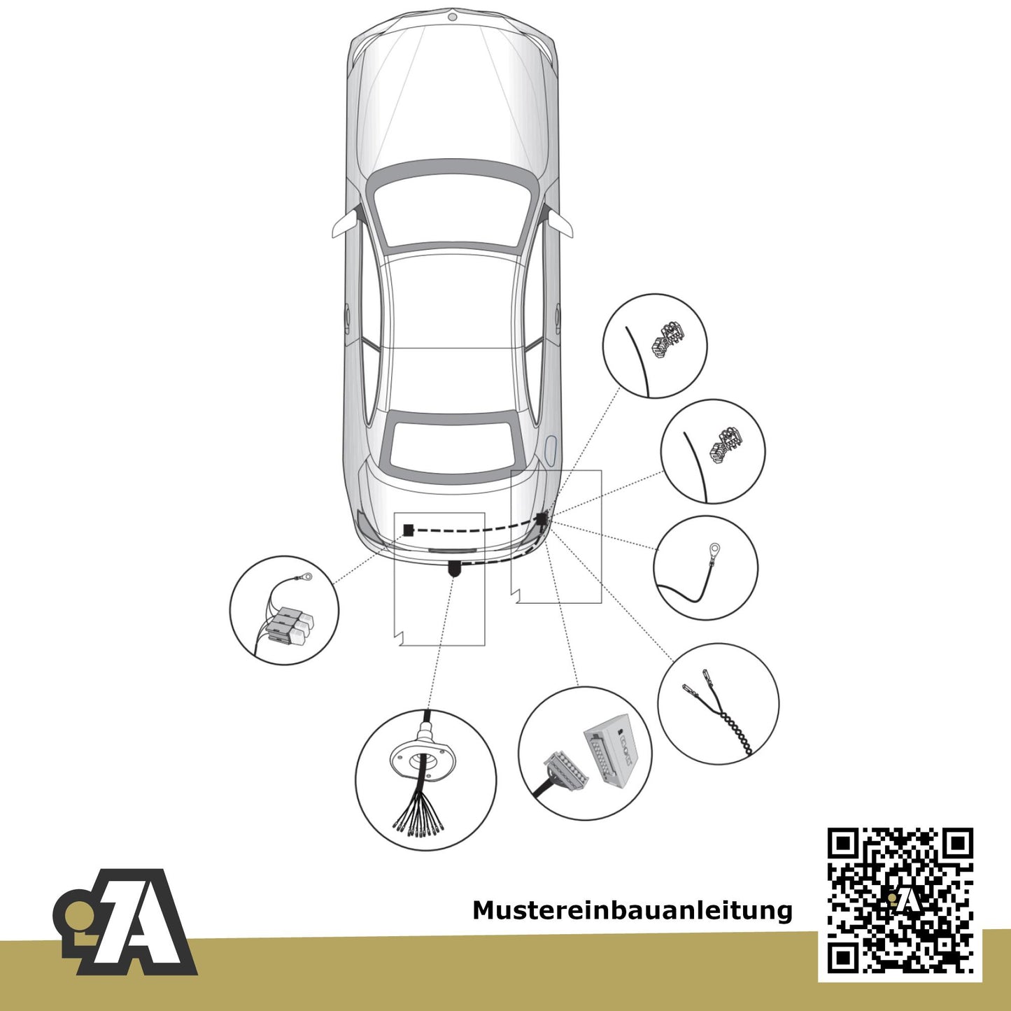 BMW 1er F20/F21 3/5-Türer (Fließheck) 03.2014-08.2019 F20 / F21 BRiNK Anhängerkupplung mit JAEGER Elektrosatz