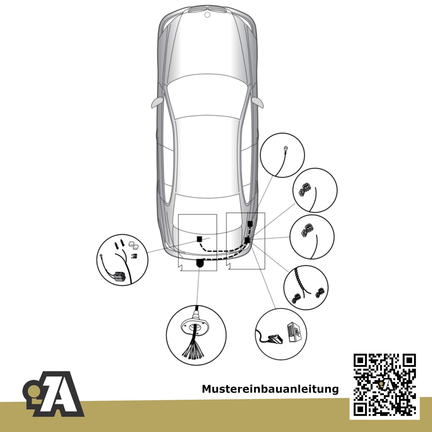BMW X3 F25 5-Türer (Geländewagen) 04.2014-10.2017 F25 BRiNK Anhängerkupplung mit JAEGER Elektrosatz