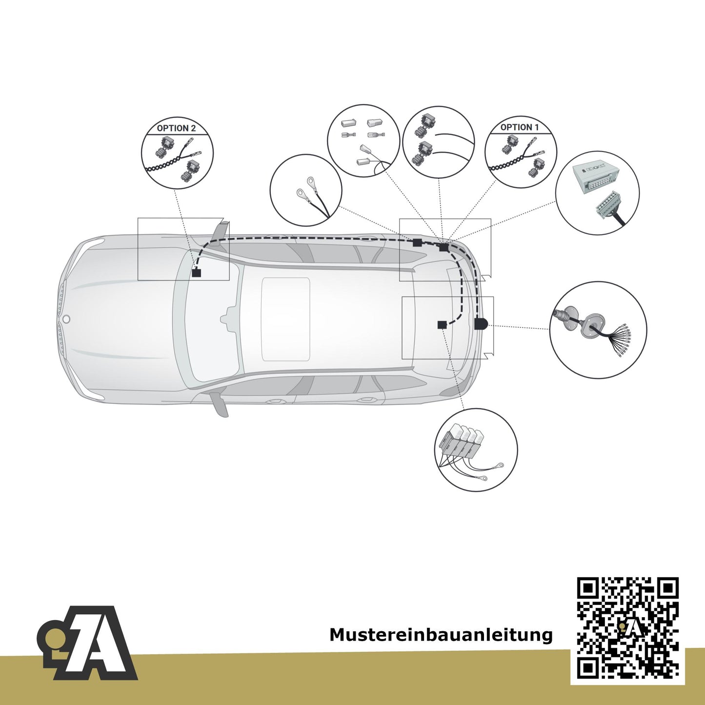 BMW X5 G05 5-Türer (Geländewagen) 11.2018-03.2023 G05 BRiNK Anhängerkupplung mit JAEGER Elektrosatz