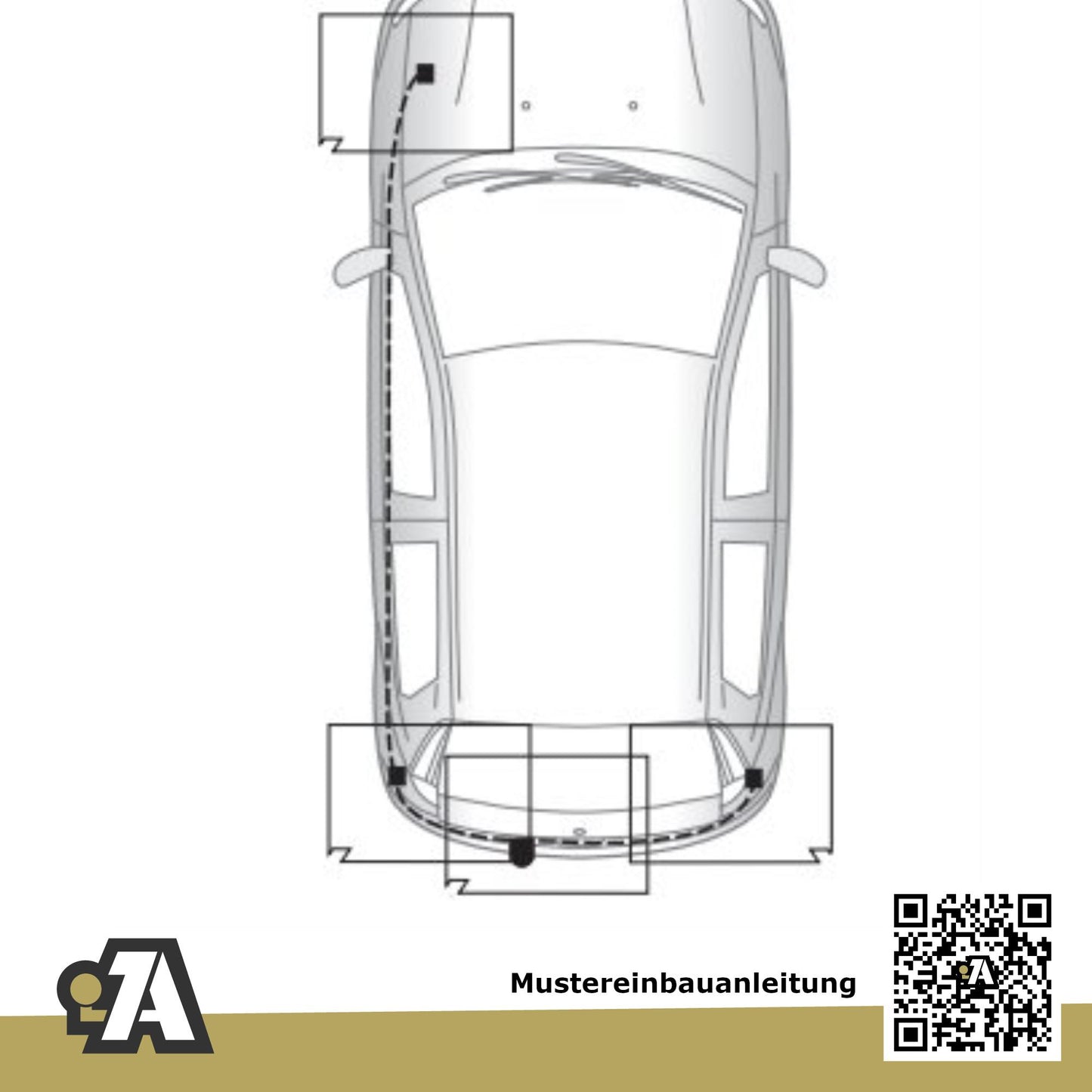 Fiat Grande Punto 3/5-Türer (Fließheck) 10.2005-10.2009 199 BRiNK Anhängerkupplung mit JAEGER Elektrosatz
