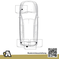 Ford Focus II Turnier 5-Türer (Turnier) 03.2005-04.2011 DA_ BRiNK Anhängerkupplung mit JAEGER Elektrosatz