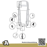 Ford Focus C-MAX 5-Türer (Kompaktvan) 10.2003-09.2010 DM2 BRiNK Anhängerkupplung mit JAEGER Elektrosatz