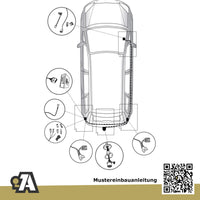 Ford B-Max 5-Türer (Minivan) 11.2012-09.2017 BRiNK Anhängerkupplung mit JAEGER Elektrosatz