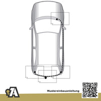 Ford Fusion 5-Türer (Minivan) 10.2005-07.2012 JU BRiNK Anhängerkupplung mit JAEGER Elektrosatz