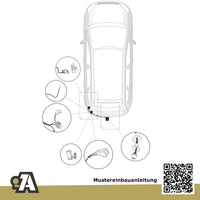 Ford Focus III Fließheck 5-Türer (Fließheck) 04.2011-03.2018 DYB BRiNK Anhängerkupplung mit JAEGER Elektrosatz