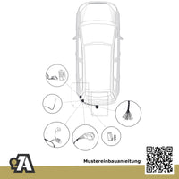 Ford Focus III Limousine 4-Türer (Limousine) 04.2011-07.2018 DYB BRiNK Anhängerkupplung mit JAEGER Elektrosatz