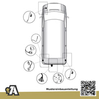 Ford Transit Bus / Kasten 04.2000-12.2013 FA FB FC FD FS FZ BRiNK Anhängerkupplung mit JAEGER Elektrosatz