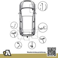 Ford Fiesta 3/5-Türer (Fließheck) 01.2013-06.2017 JA8 BRiNK Anhängerkupplung mit JAEGER Elektrosatz