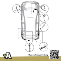 Mercedes A-Klasse 3/5-Türer (Minivan) 09.2004-04.2012 W169 BRiNK Anhängerkupplung mit JAEGER Elektrosatz