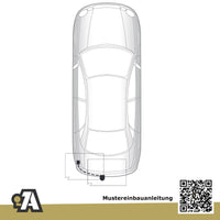 Mercedes E-Klasse Limousine 4-Türer (Limousine) 03.2002-02.2009 W211 BRiNK Anhängerkupplung mit JAEGER Elektrosatz