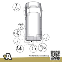 Opel Movano Bus / Kasten 09.2006-05.2010 A - J9 / F9 BRiNK Anhängerkupplung mit JAEGER Elektrosatz