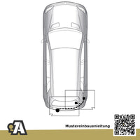 Mercedes R-Klasse 5-Türer (Großraumlimousine) 02.2006-12.2017 W251, V251 BRiNK Anhängerkupplung mit JAEGER Elektrosatz