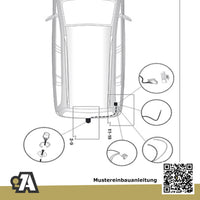 Mercedes Vito Bus / Kasten 10.2010-10.2014 W639 BRiNK Anhängerkupplung mit JAEGER Elektrosatz