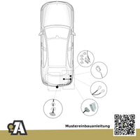Mercedes GLC 5-Türer (Geländewagen) 07.2019-07.2022 X253 BRiNK Anhängerkupplung mit JAEGER Elektrosatz