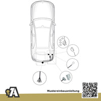 Mercedes GLC 5-Türer (Geländewagen) 07.2019-07.2022 X253 BRiNK Anhängerkupplung mit JAEGER Elektrosatz