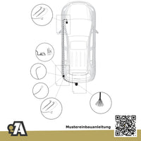 Opel Mokka + Mokka X 5-Türer (SUV) 11.2012-12.2020 J13 BRiNK Anhängerkupplung mit JAEGER Elektrosatz