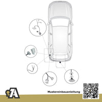 VW Touareg 5-Türer (SUV) ab 06.2018 CR BRiNK Anhängerkupplung mit JAEGER Elektrosatz
