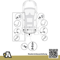 Ford Kuga III 5-Türer (Sport-SUV) ab 02.2020 DFK ORIS Anhängerkupplung mit JAEGER Elektrosatz