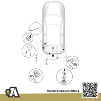 Kia Niro 5-Türer (SUV) 09.2016-06.2019 DE ORIS Anhängerkupplung mit JAEGER Elektrosatz