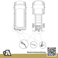 Opel Movano Bus / Kasten 06.2010-09.2021 B - X62 BRiNK Anhängerkupplung mit JAEGER Elektrosatz