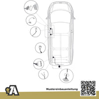 Ford Transit Bus / Kasten 06.2016-05.2019 FAD / FBD / FCD / FDD BRiNK Anhängerkupplung mit JAEGER Elektrosatz