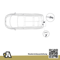 Ford Transit/Tourneo Custom Bus / Kasten ab 07.2023 V710 / NXN / NRN BRiNK Anhängerkupplung mit JAEGER Elektrosatz
