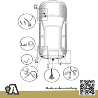 Honda Jazz 5-Türer (Fließheck) 11.2008-08.2014 GE/GG BRiNK Anhängerkupplung mit JAEGER Elektrosatz