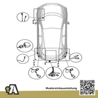 Honda Civic 5-Türer (Fließheck) 01.2012-12.2014 FB, FG BRiNK Anhängerkupplung mit JAEGER Elektrosatz