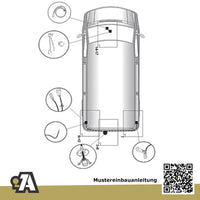 Hyundai H-1 / H300 Travel / Cargo 03.2008-12.2020 TQ BRiNK Anhängerkupplung mit JAEGER Elektrosatz