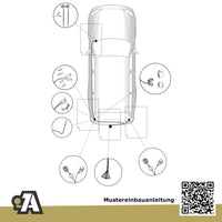 Hyundai ix35 5-Türer (SUV) 03.2010-09.2015 EL / LM BRiNK Anhängerkupplung mit JAEGER Elektrosatz