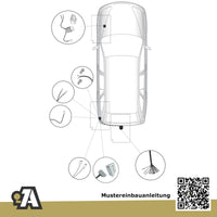 Mazda 6 5-Türer (Kombi) 02.2013-06.2018 GJ/GH BRiNK Anhängerkupplung mit JAEGER Elektrosatz