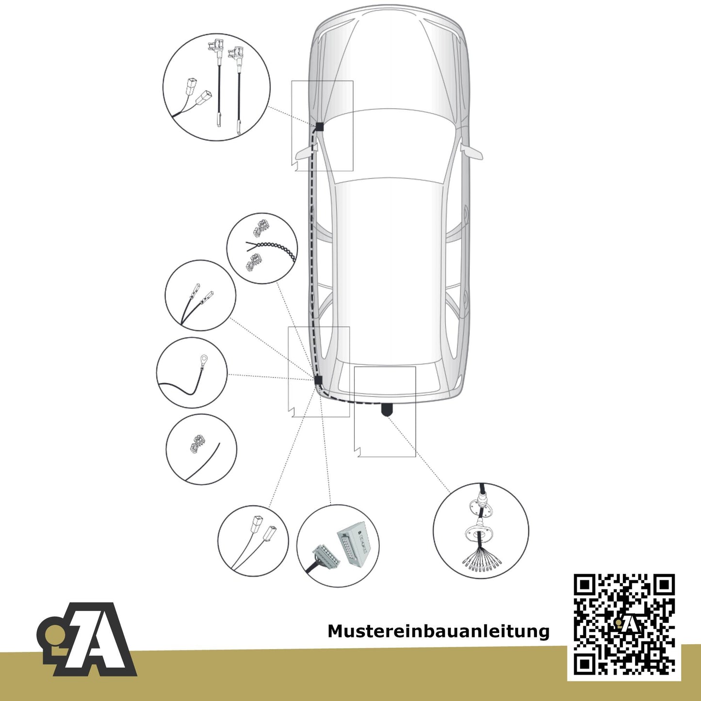 Mazda CX-5 5-Türer (SUV) ab 09.2021 KF BRiNK Anhängerkupplung mit JAEGER Elektrosatz
