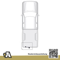 Nissan Navara mit Trittstoßstange 07.2005-03.2010 D40 BRiNK Anhängerkupplung mit JAEGER Elektrosatz