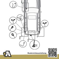 Nissan X-Trail 5-Türer (SUV) 03.2007-06.2014 T31 BRiNK Anhängerkupplung mit JAEGER Elektrosatz