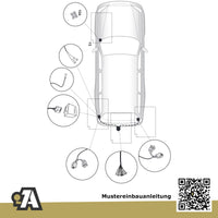 Nissan Pulsar 5-Türer (Fließheck) 10.2014-06.2018 C13 BRiNK Anhängerkupplung mit JAEGER Elektrosatz