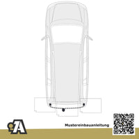 Opel Meriva 5-Türer (Minivan) 04.2003-04.2010 A - X03 BRiNK Anhängerkupplung mit JAEGER Elektrosatz