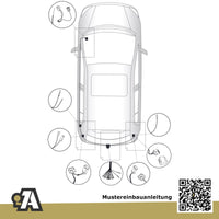 Renault Clio Grandtour 5-Türer (Kombi) 02.2008-02.2013 R BRiNK Anhängerkupplung mit JAEGER Elektrosatz
