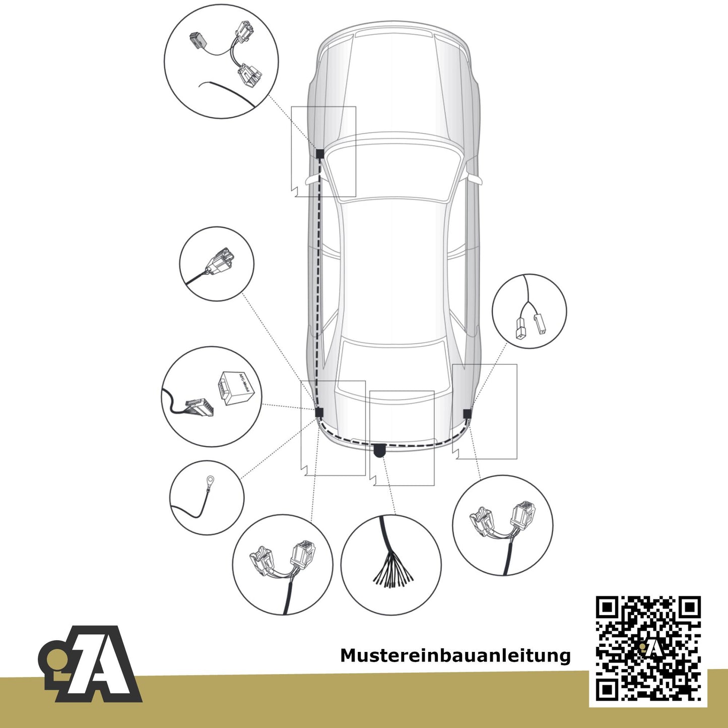 Renault Koleos 5-Türer (SUV) 06.2008-05.2017 HY_ BRiNK Anhängerkupplung mit JAEGER Elektrosatz