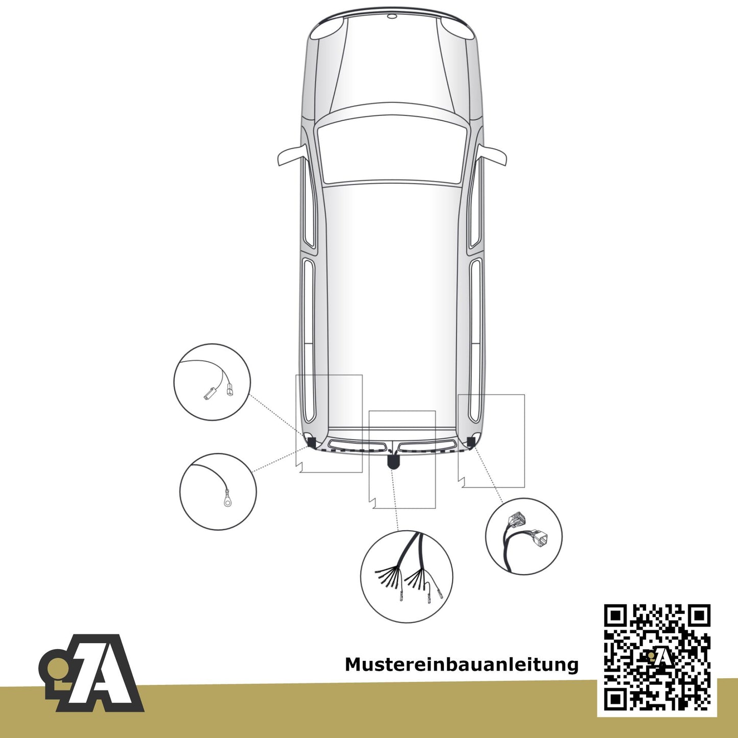 Renault Kangoo BeBop Bus / Kasten 04.2009-04.2013 KW_ BRiNK Anhängerkupplung mit JAEGER Elektrosatz