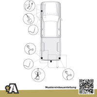 Toyota Hilux VII Pick Up 11.2010-12.2015 N_ ohne Trittbrett Westfalia-Automotive mit JAEGER Elektrosatz