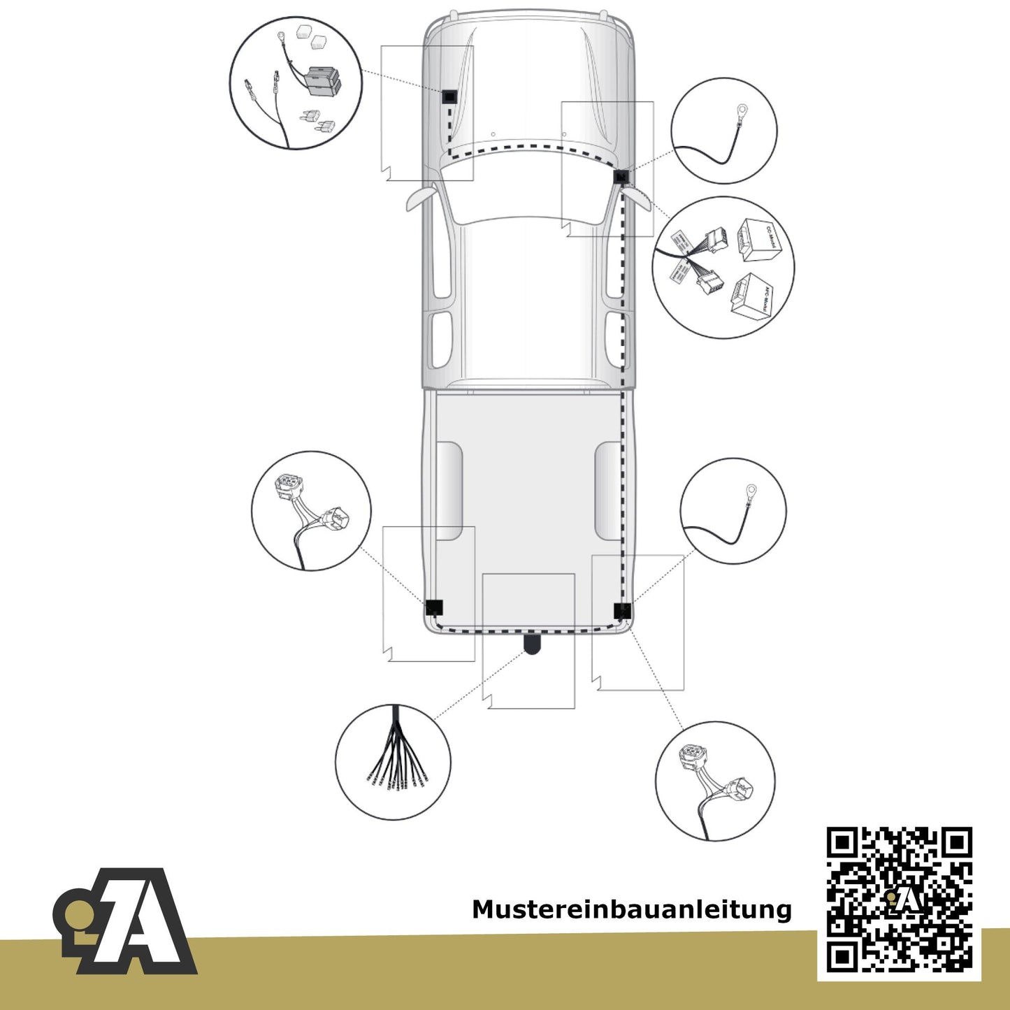 Toyota Hilux VIII Pick Up ab 06.2016 N1_ Westfalia-Automotive mit JAEGER Elektrosatz