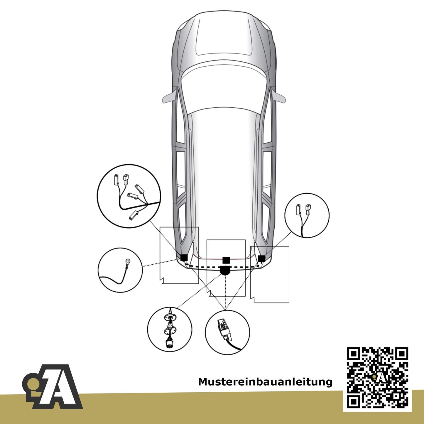 Volvo V70 5-Türer (Kombi) 03.2000-04.2004 P26 Westfalia-Automotive mit JAEGER Elektrosatz